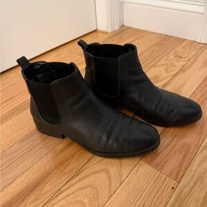 Cole Haan Black Leather Ankle Booties